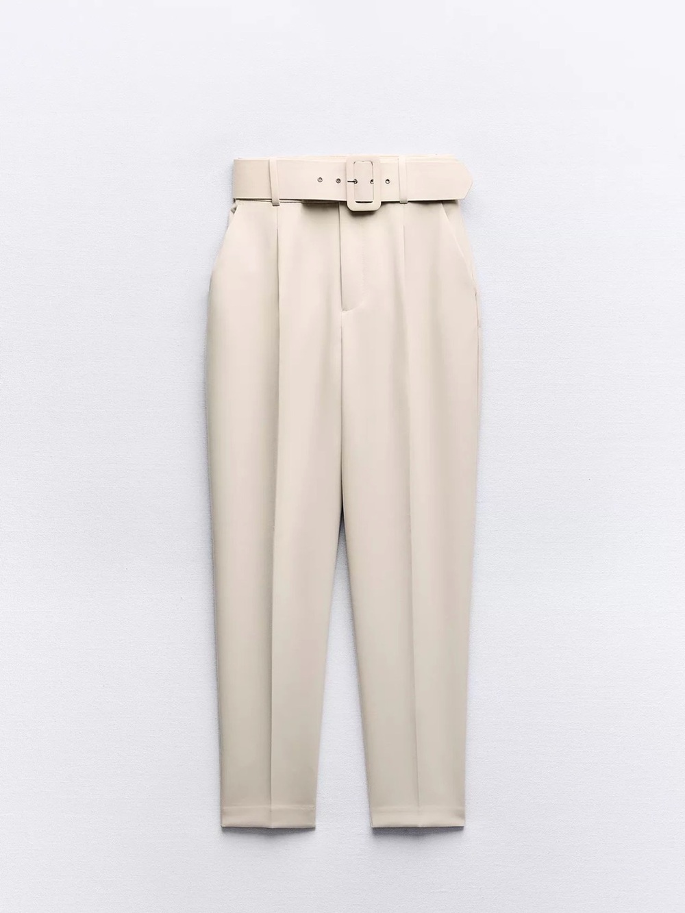 Zara High Waisted Tapered Trousers